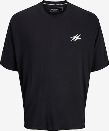juoda JACK & JONES Marškinėliai 'JCOCNZ BERLIN': priekis