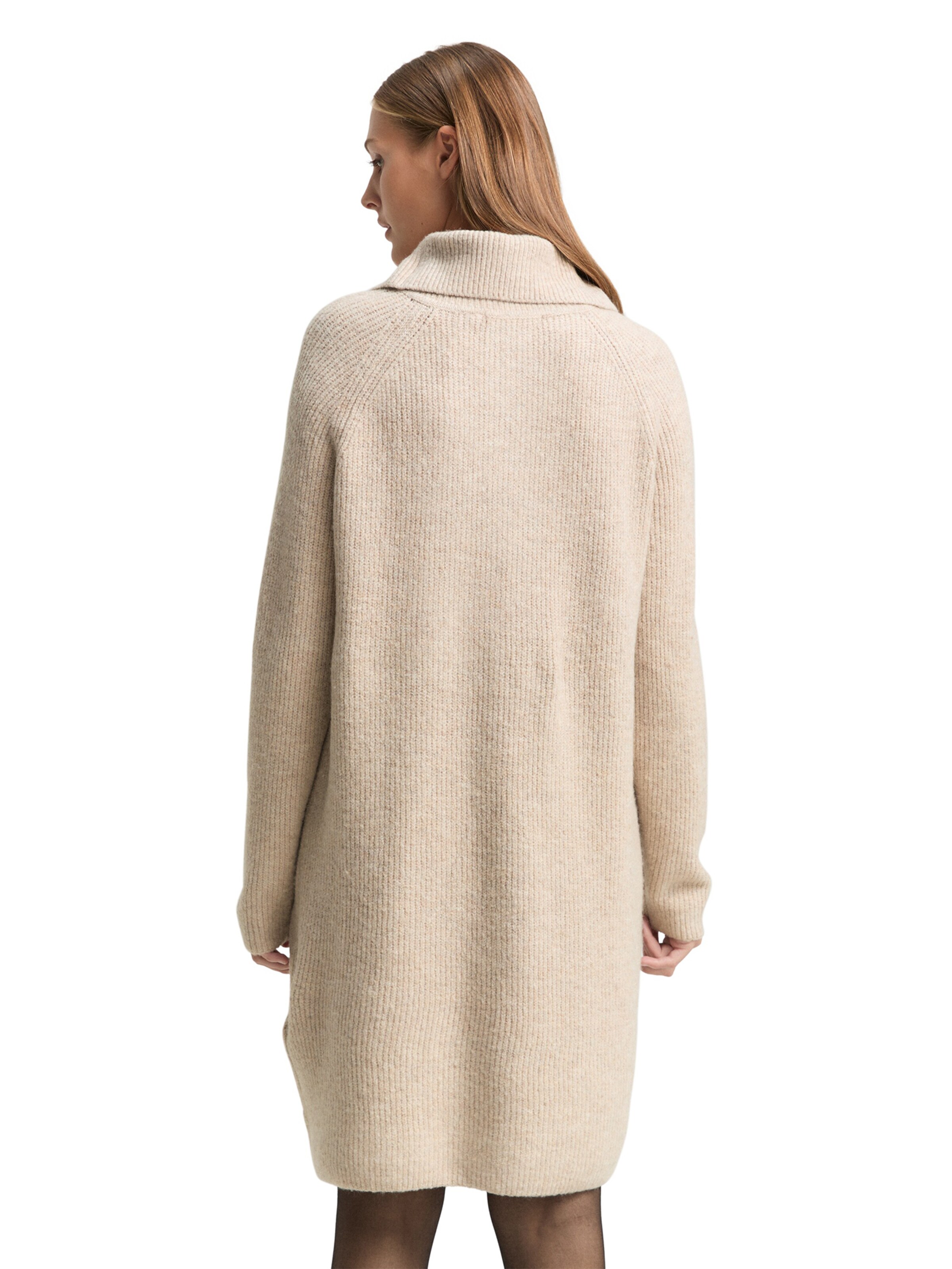 smėlio TOM TAILOR DENIM Megzta suknelė