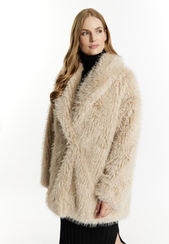 DreiMaster Vintage Pitkä talvitakki värissä beige: etupuoli