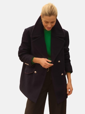 love & roses Демисезонное пальто в Синий: спереди