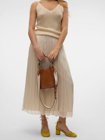 VERO MODA Rok 'Vips' in Beige: voorkant
