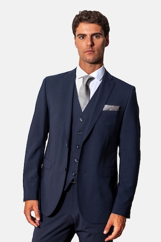 Real Guys Set Krawatte mit passendem Einstecktuch in Silber