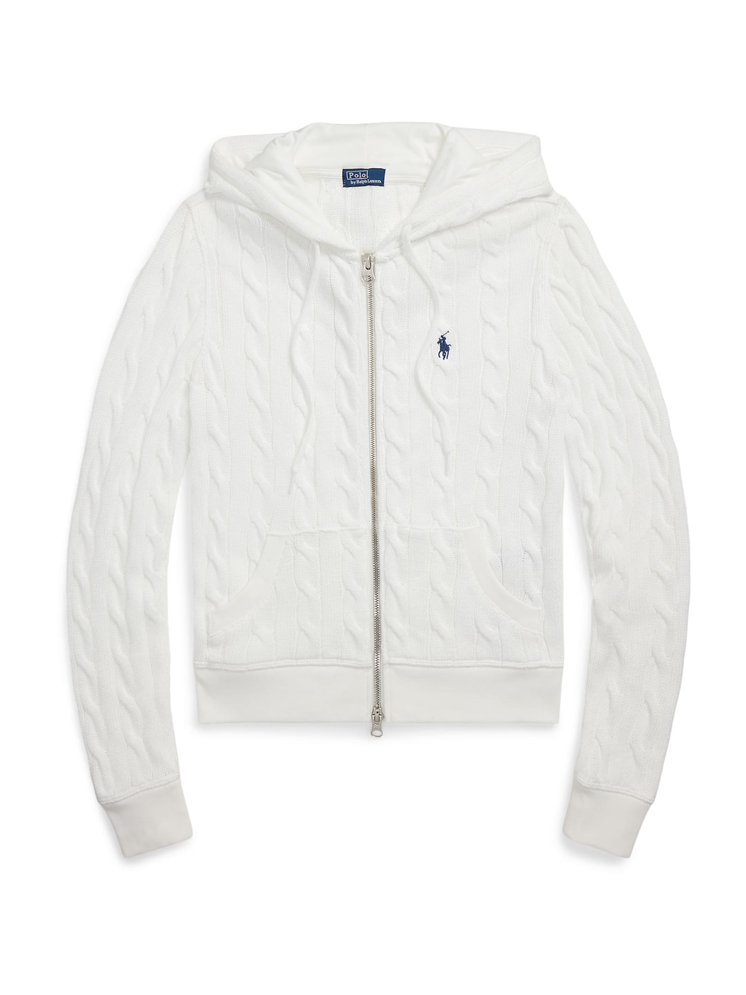 Polo Ralph Lauren Neuletakki värissä valkoinen: etupuoli