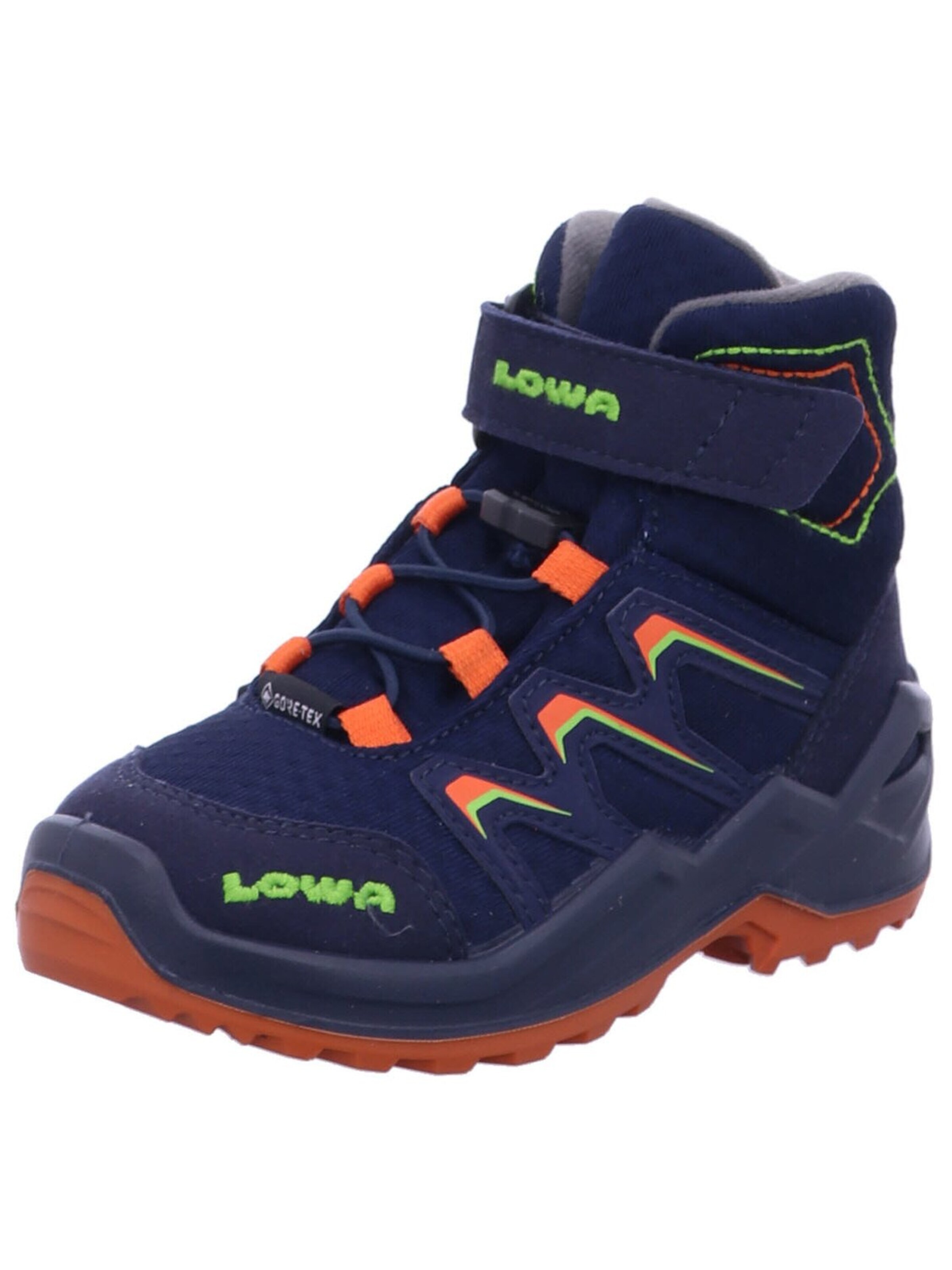 LOWA - Botas 'Maddox Warm GTX Mid Jr' en azul: frente