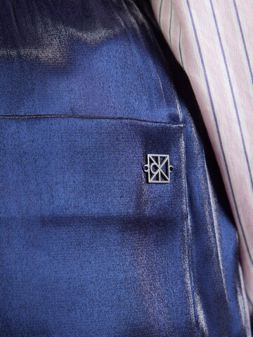 Calvin Klein Широки крачоли Панталон в синьо