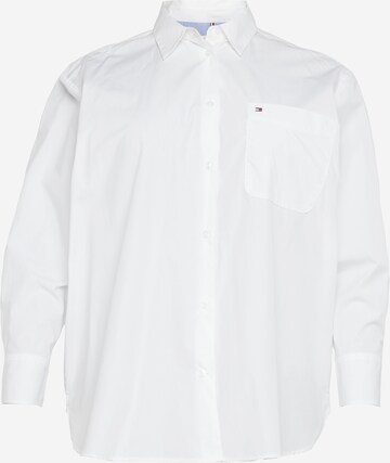 Tommy Hilfiger Curve Blouse in Wit: voorkant