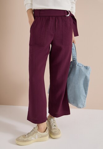 CECIL Wide Leg Hose in Rot: Vorderseite