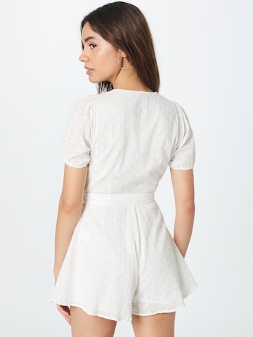 Combinaison Nasty Gal en blanc