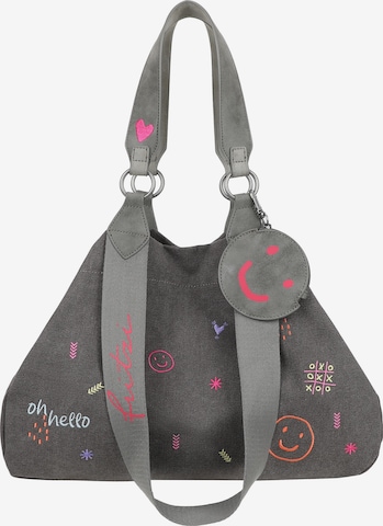 Fritzi aus Preußen Shopper 'Izzy Medium Limited Embro Fun' in Grey: front