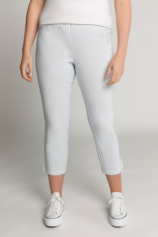 Ulla Popken Slim fit Pants 'Sienna' in White: front