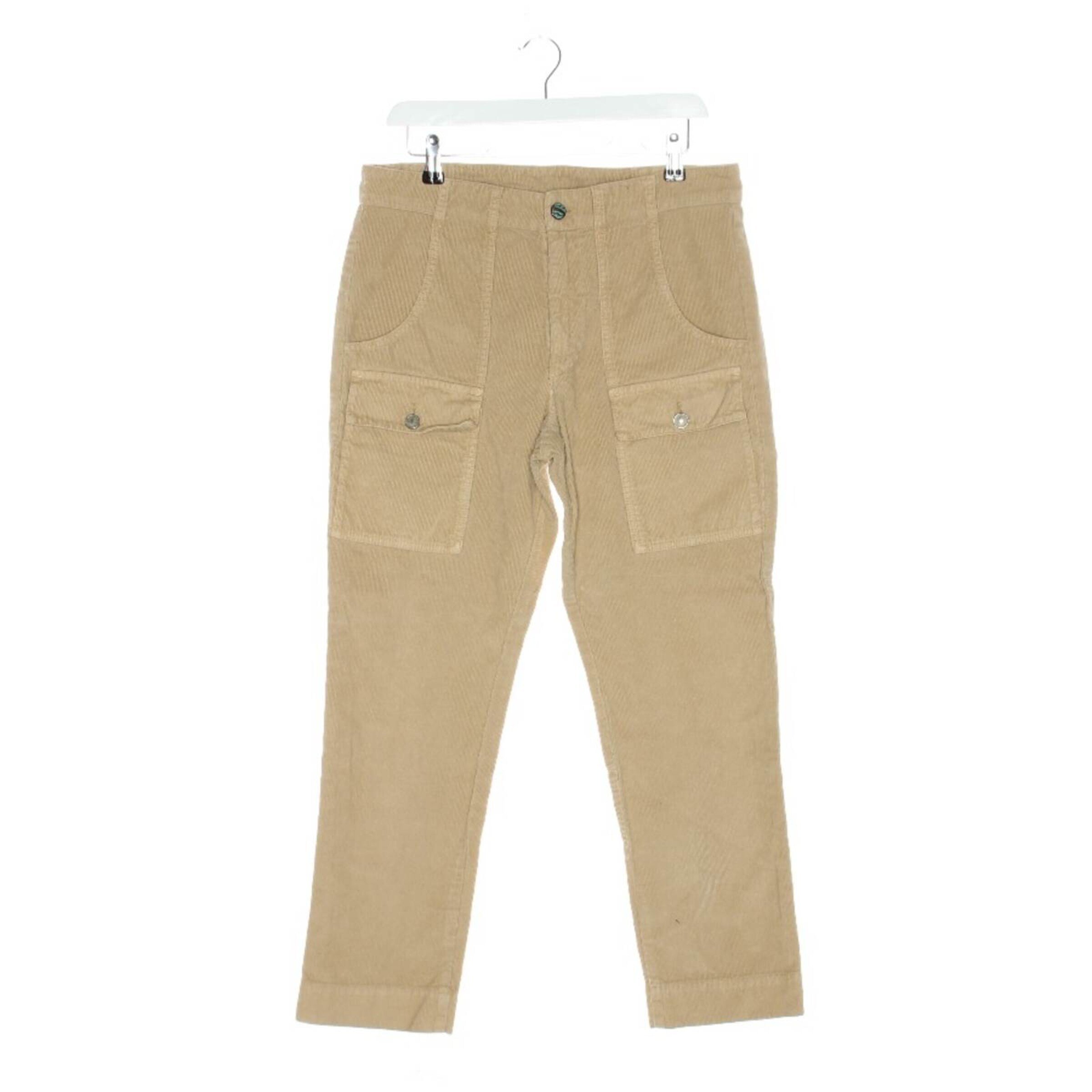 Palm Angels Pants in 48 in Brown: front