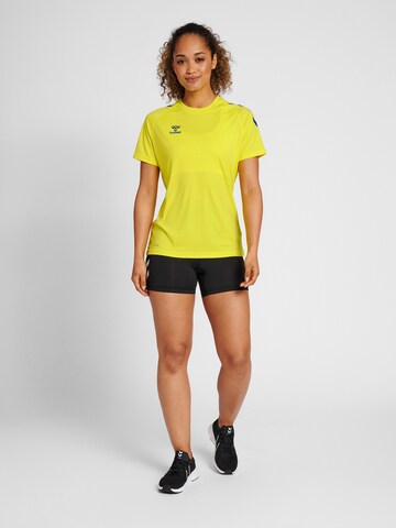T-shirt fonctionnel Hummel en jaune