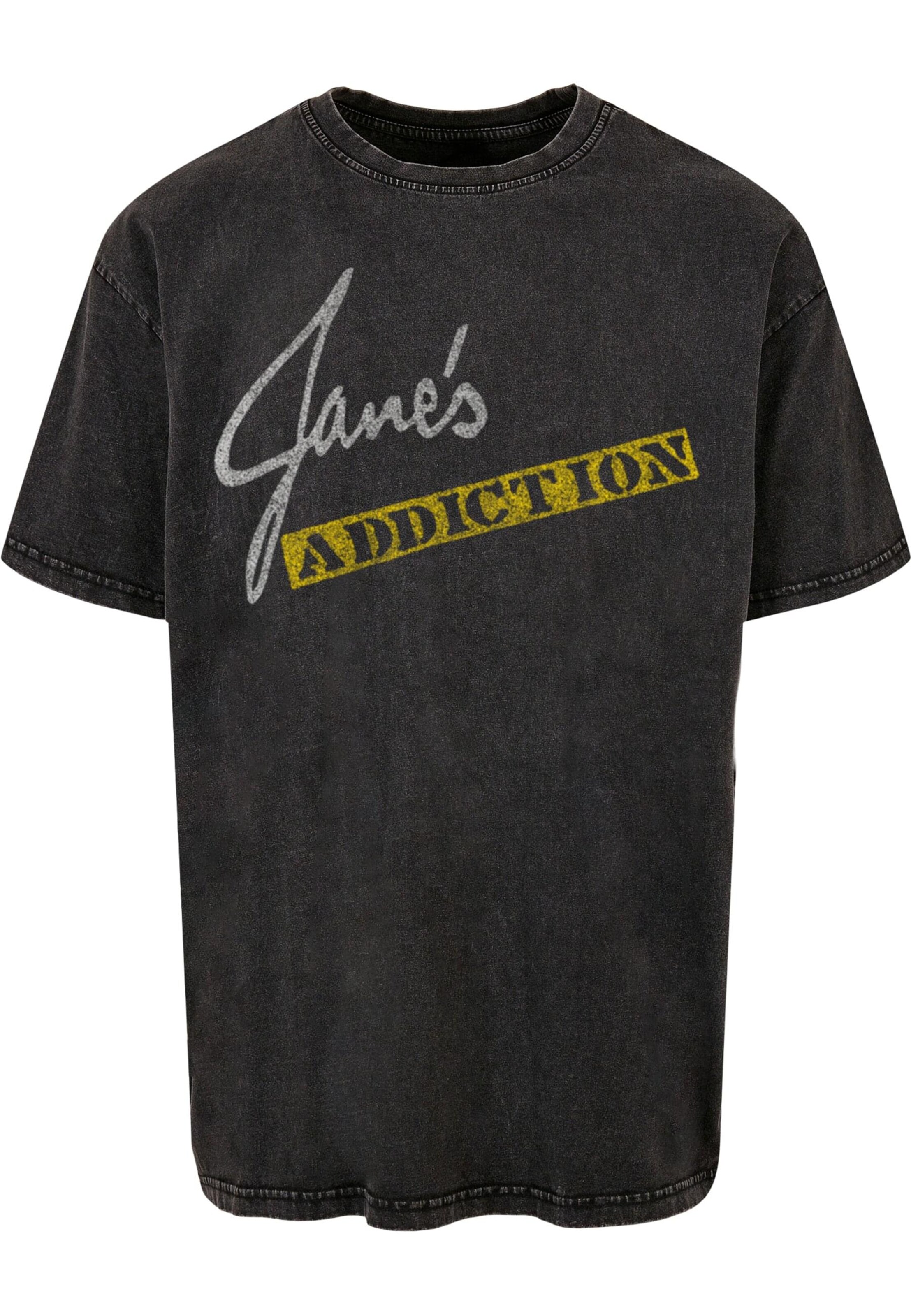 Merchcode Shirt 'Janes Addiction - Poster' in Black: front