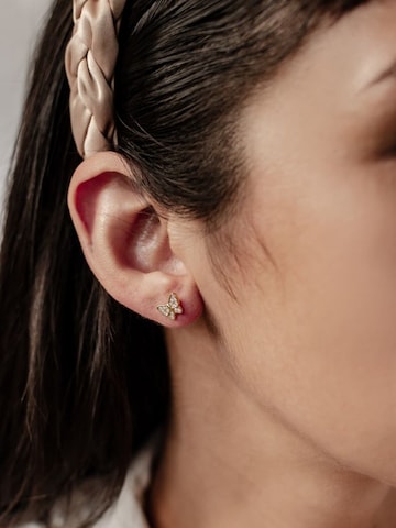 Hey Happiness - Pendientes 'Stud' en oro