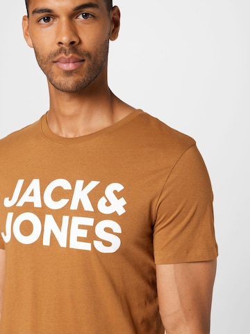 JACK & JONES - Camiseta en marrón