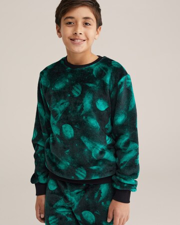 WE Fashion Piżama w kolorze zielony