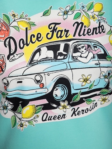 Queen Kerosin Shirt 'Dolce Far Niente' in Green