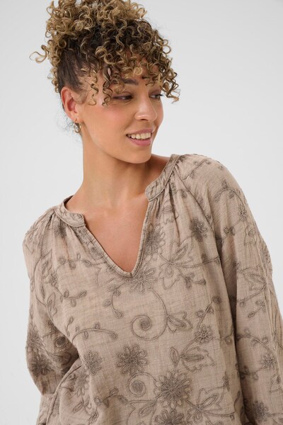 Cream Blouse 'Gem' in Beige, Item view