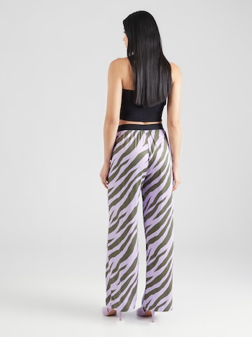 NÜMPH Wide leg Pants 'VILLE' in Purple