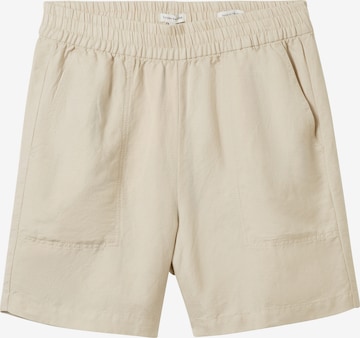 Regular Pantalon TOM TAILOR en beige : devant