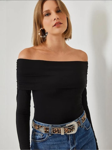 Maglietta di Bianco Lucci in nero