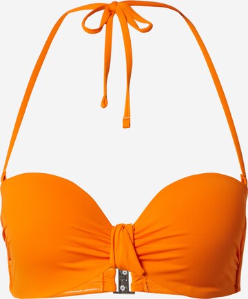 Lindex Balkonetové Bikinový top 'Reese' - oranžová: predná strana