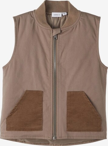 NAME IT Vest 'Nohi' i beige: forside