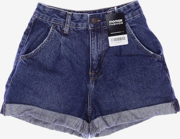 Bershka Shorts XXS in Blau: predná strana