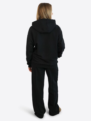 TATES Oversized Sweater 'Kuscheliger Light Hoodie' in Black