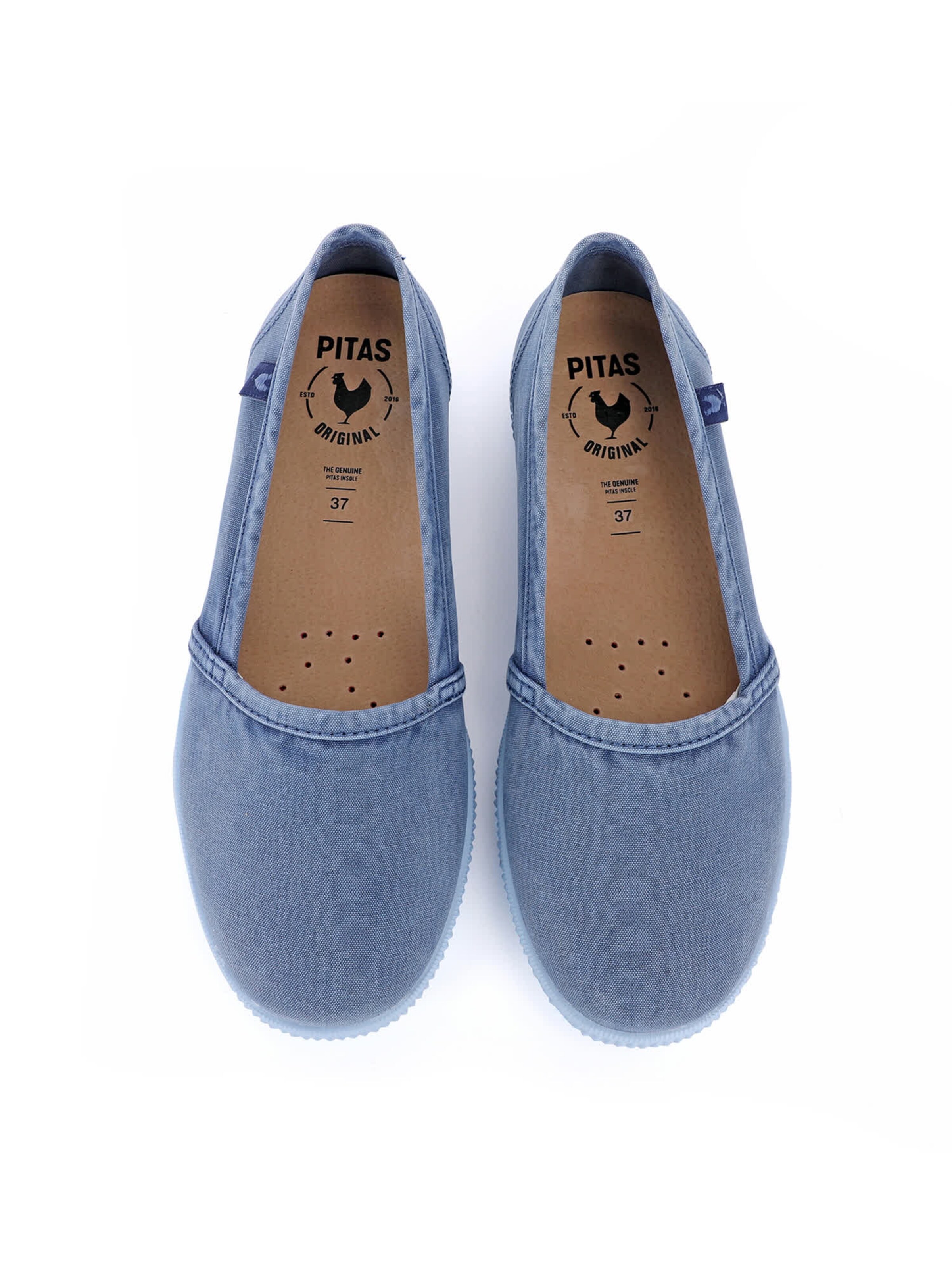 Walk In Pitas Espadrilles 'Camping' in Blue: top