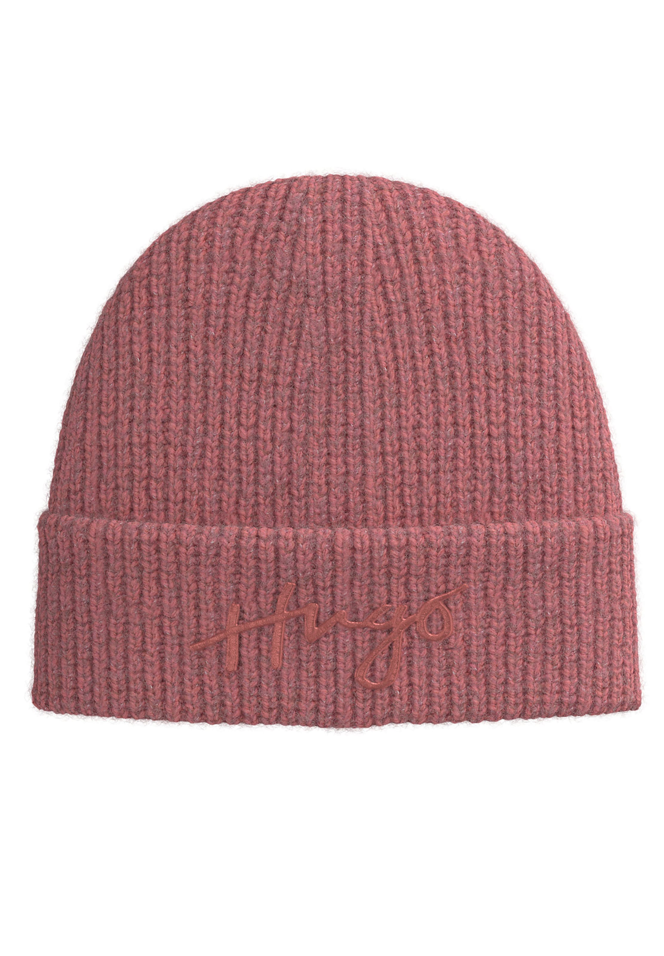 HUGO Beanie 'Socialy' in Red: front