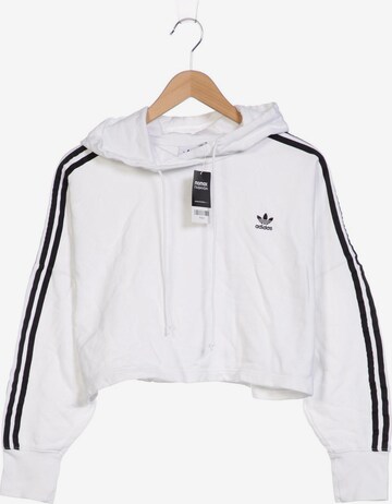 ADIDAS ORIGINALS Sweatshirt & Zip-Up Hoodie in S in White: front