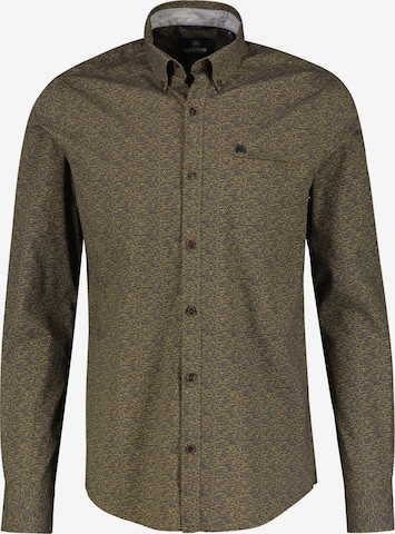 LERROS Regular fit Business Shirt in Brown: front