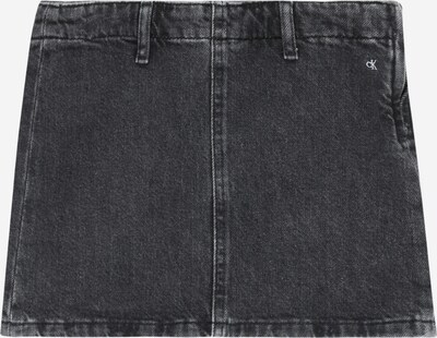 Calvin Klein Jeans Rock in schwarz / black denim / weiß, Produktansicht