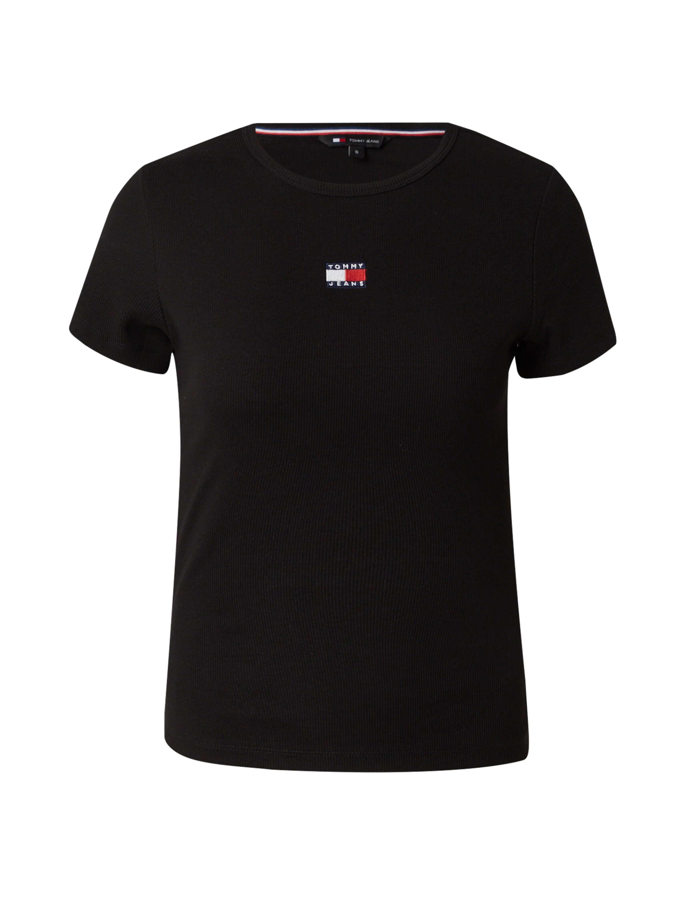 Tommy Jeans T-Shirt in Schwarz: Vorderseite