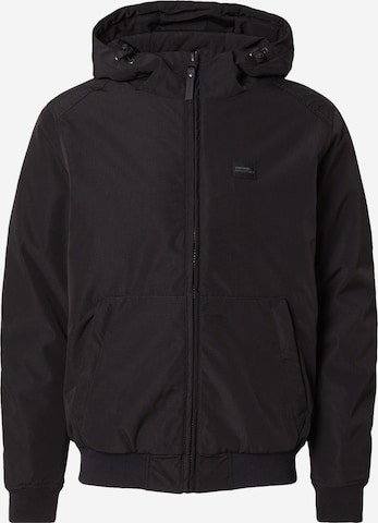 Vintage Industries - Casaco meia-estação 'Omega' em preto: frente