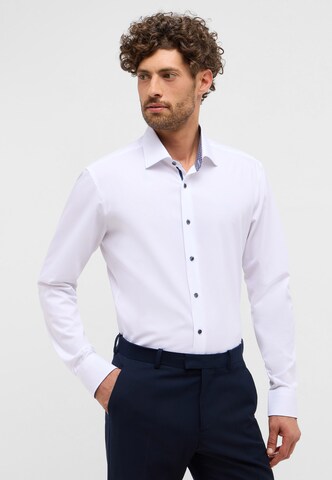ETERNA Slim fit Zakelijk overhemd in Wit: voorkant