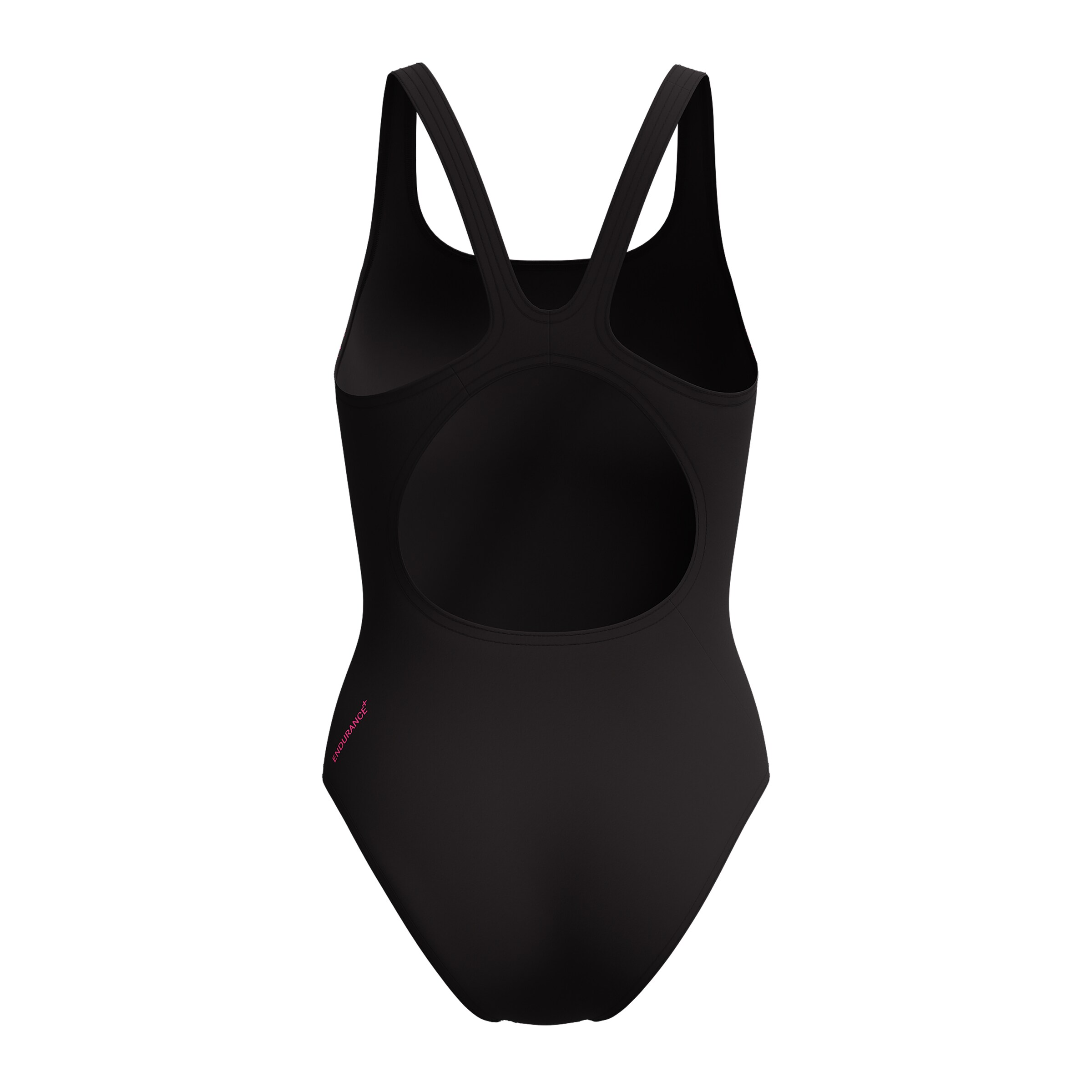 SPEEDO Bustier Badeanzug in Schwarz