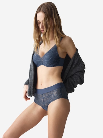 TRIUMPH Panty ' Red Label Body Make-Up Illusion Lace ' in Blue