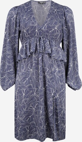 Robe Missguided Plus en bleu : devant