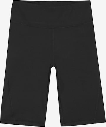 Regular Pantaloni sport de la 4F pe negru: față