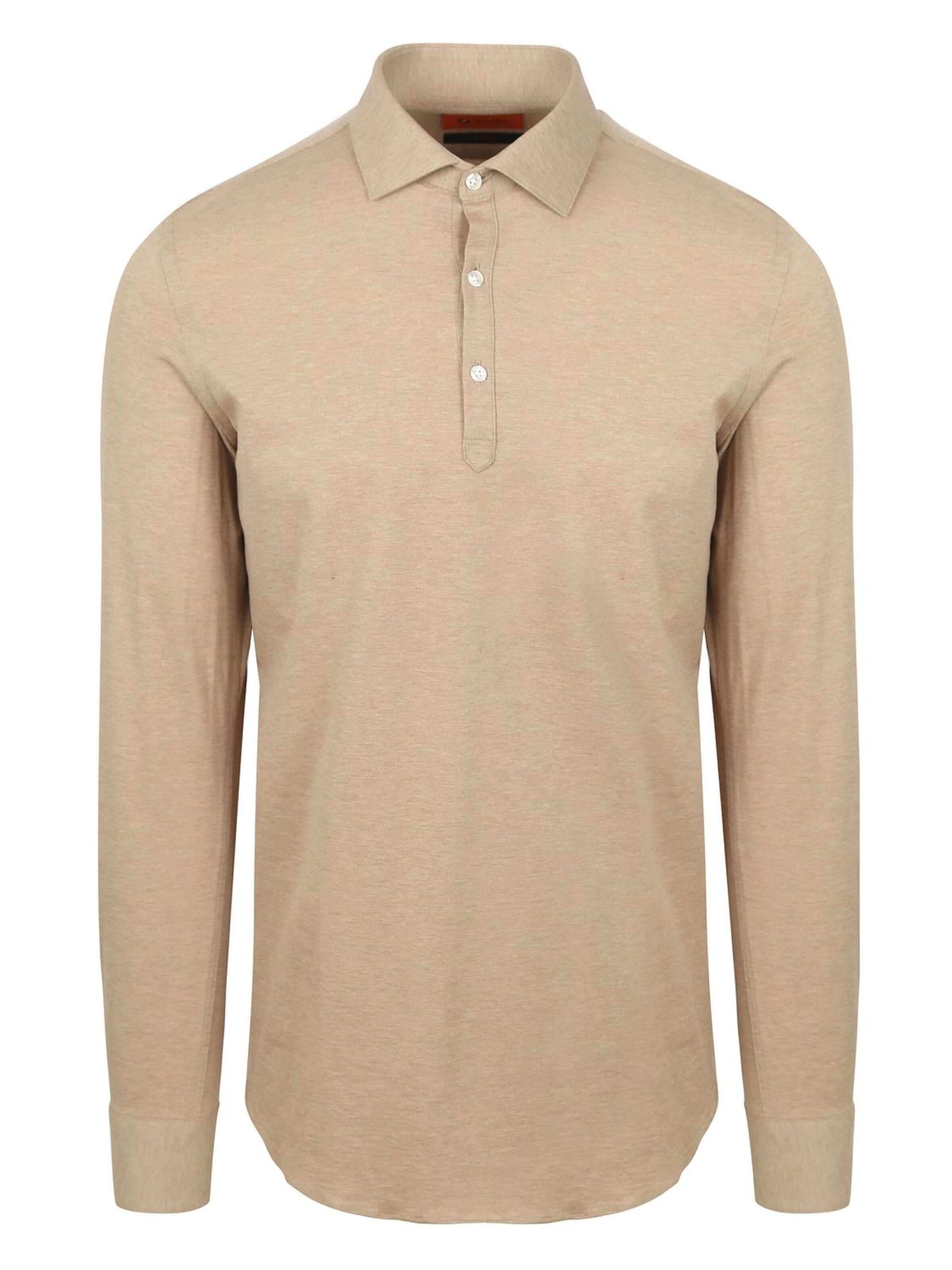 Suitable Shirt 'Camicia' in Beige: voorkant