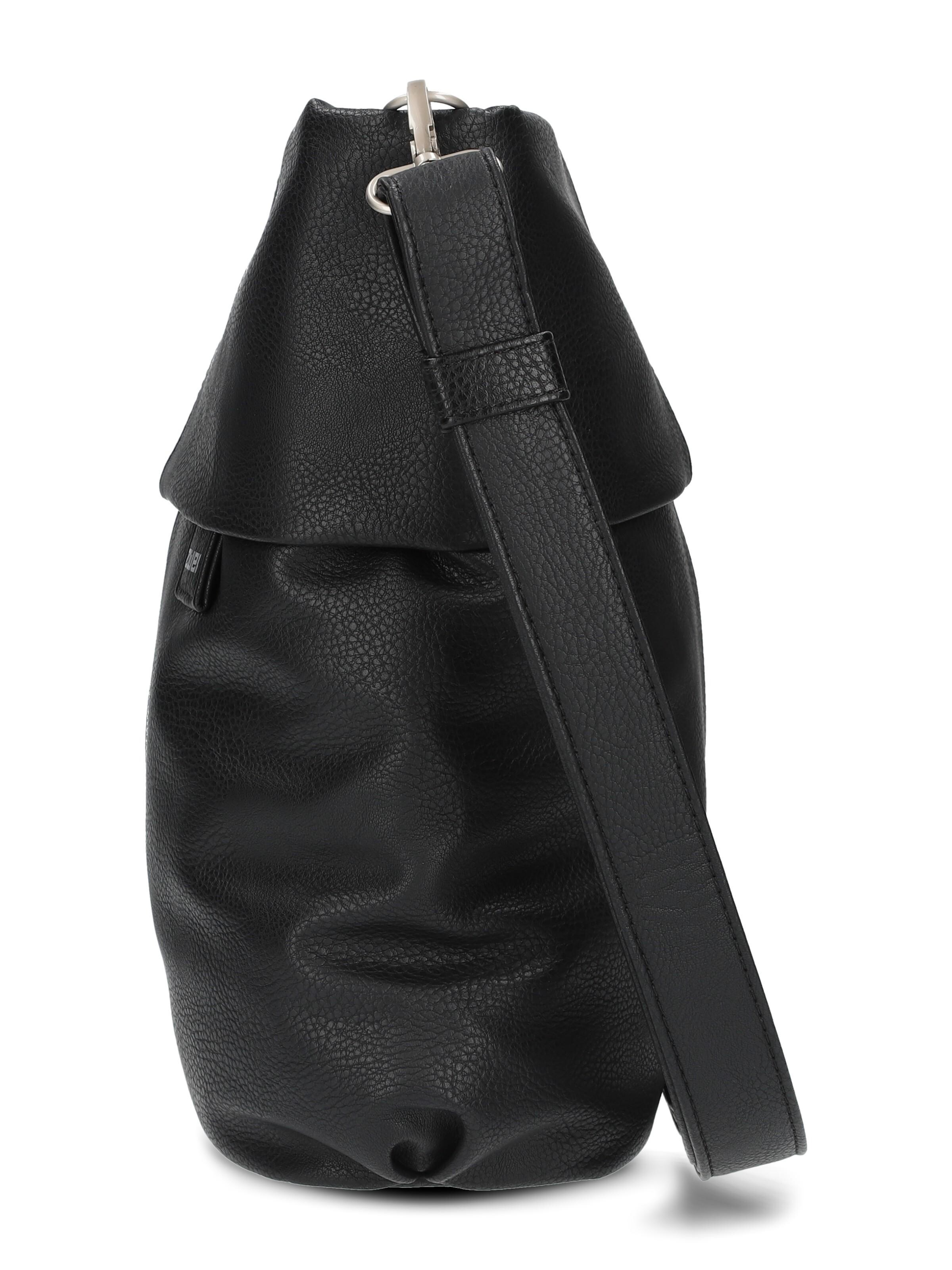 ZWEI - Bolso de hombro 'MADEMOISELLE.M M12' en negro