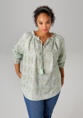 Aniston Bluse in Grün: Vorderseite