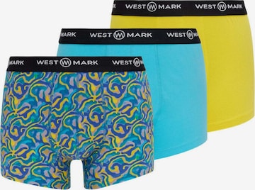 WESTMARK LONDON Boxer shorts 'Oscar' in Blue: front