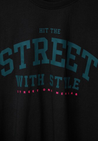 Street One MEN Shirt in Schwarz