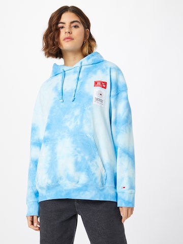 Tommy Jeans Sweatshirt in Blau: predná strana