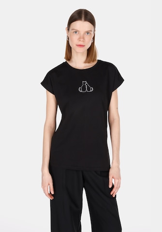 T-shirt Colin's en noir : devant