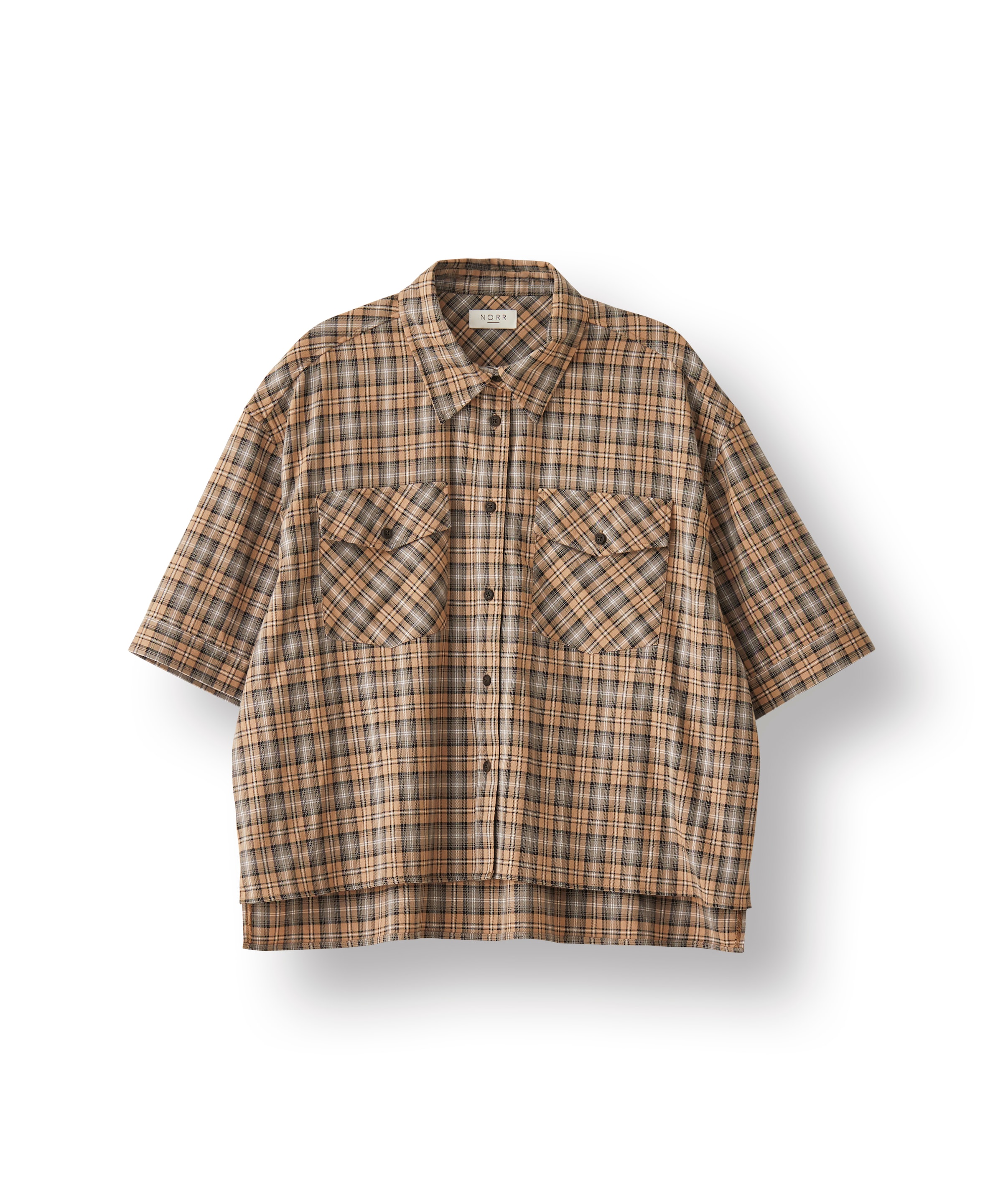 NORR Blouse 'Davey' in Brown: front