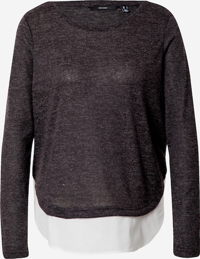 VERO MODA Neulepaita 'BIRGIT' värissä tummanharmaa / valkoinen, Tuotenäkymä